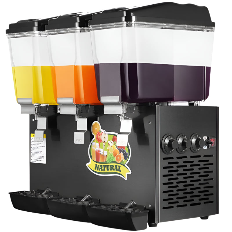 Commercial 2/3 Tanks Juice Fruit Dispenser Machine Large Capacity