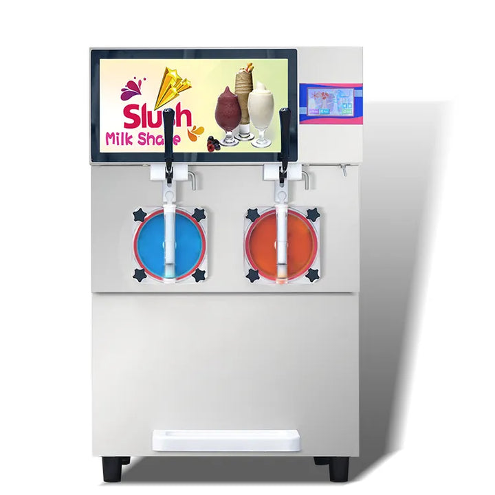 Commercial Slushie Maker with AD Light Box | Frozen Drink Machine